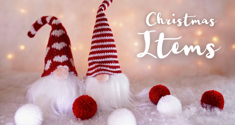 Christmas Items panini tessuti