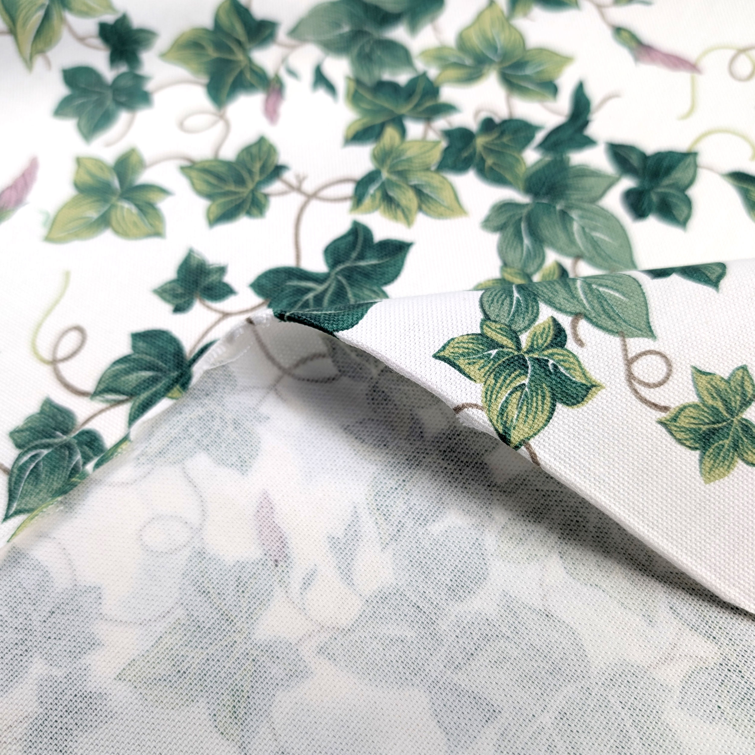 Ivy Flower Printed Panama Image