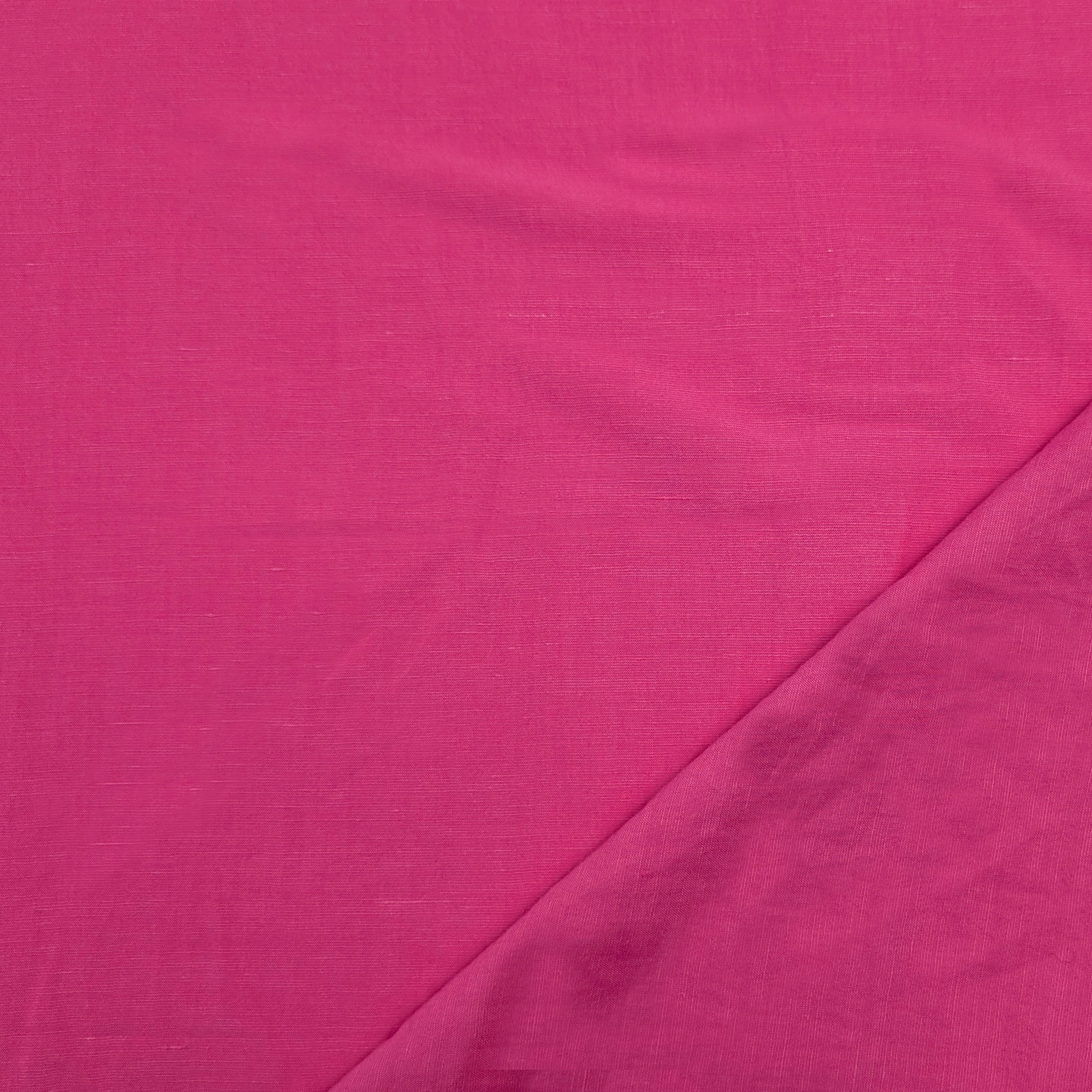 Plain Fuchsia Linen Viscose Image
