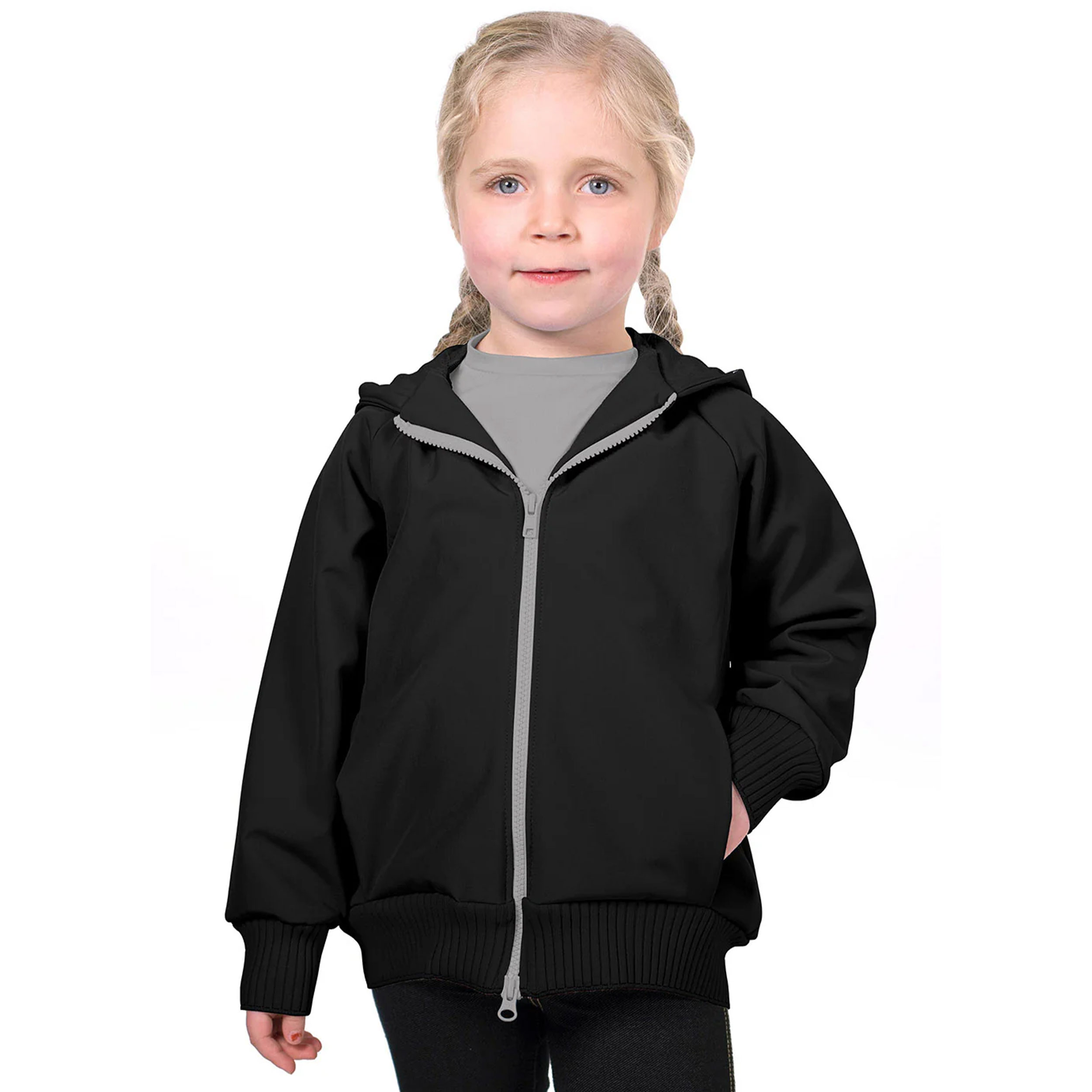 Softshell Water Repellent Fabric Black