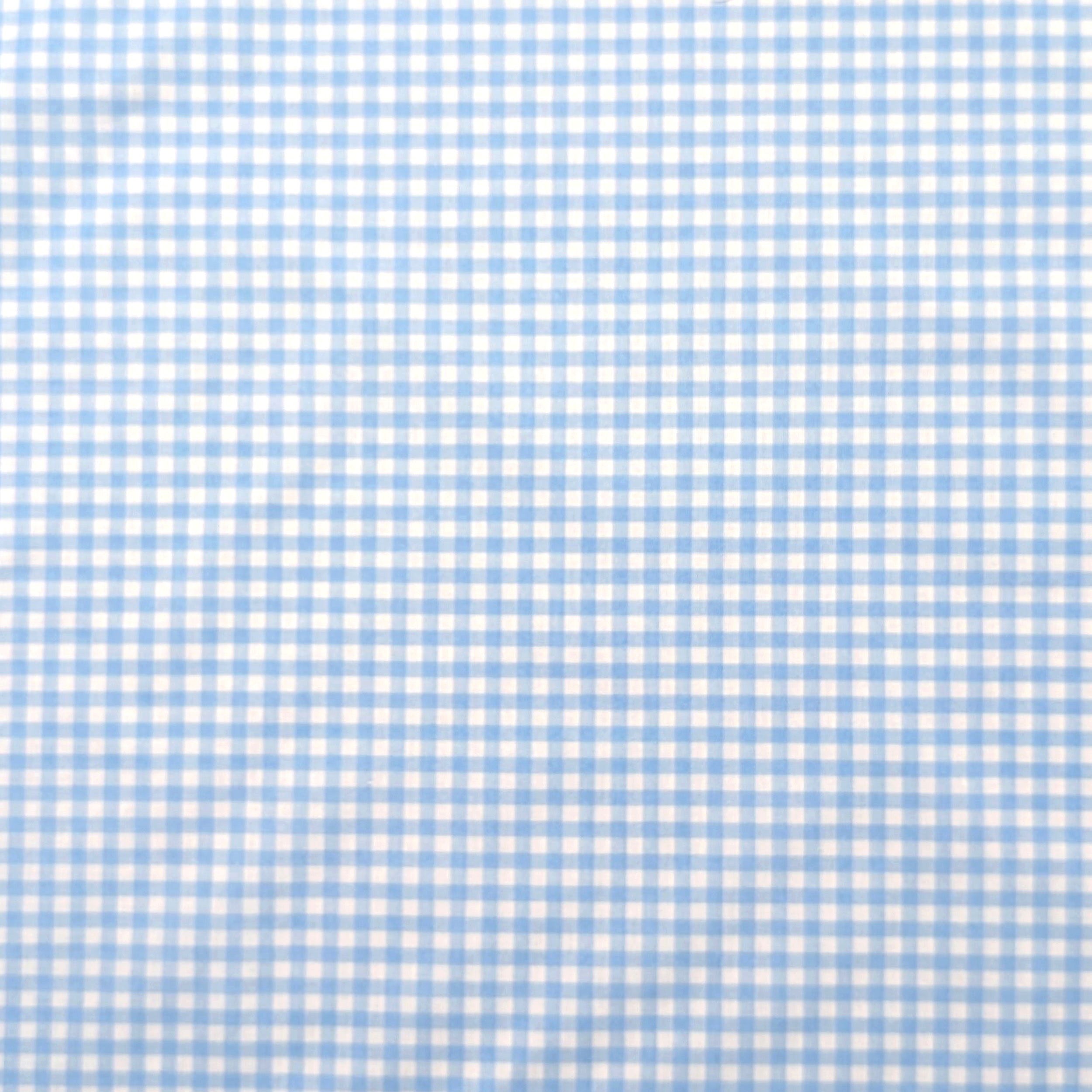 Light Blue Gingham Baby Sleeping Bag Image
