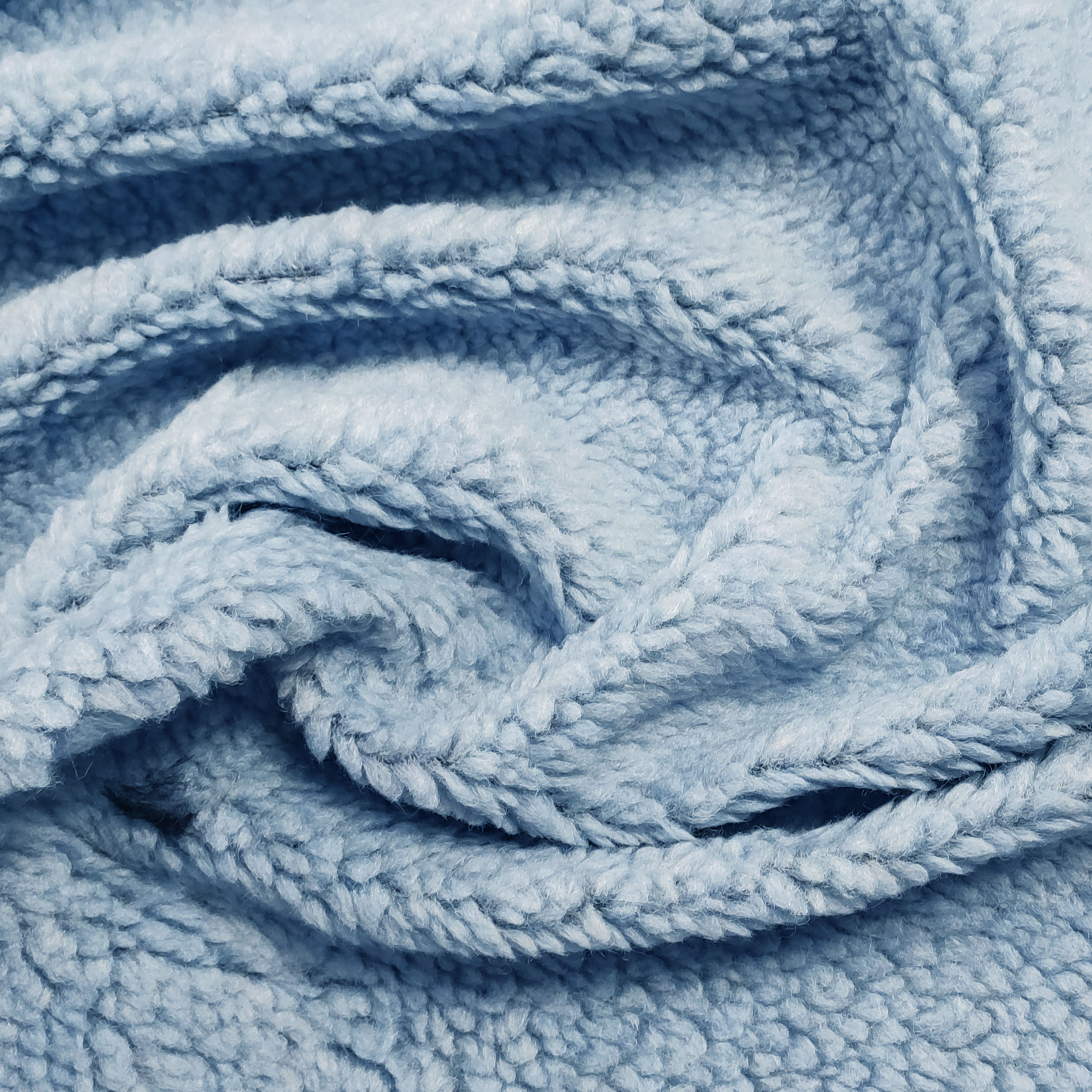 Synthetic Fur Light Blue