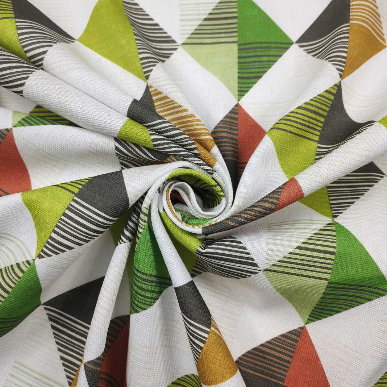 Découpage Panama à motifs Diamants colorés 100x140 cm Image