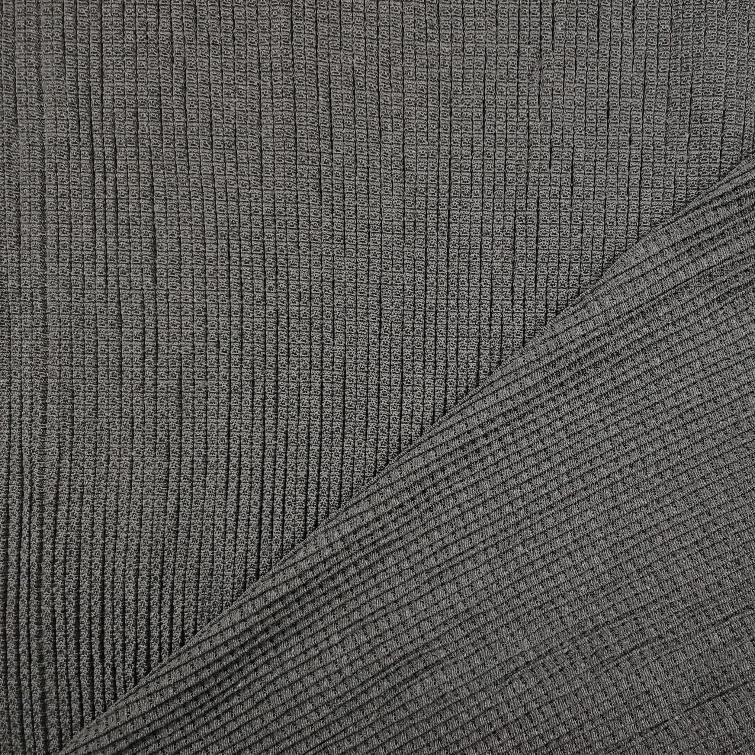 Fabric Slipcover Elastic Rib Embossed Grey Image