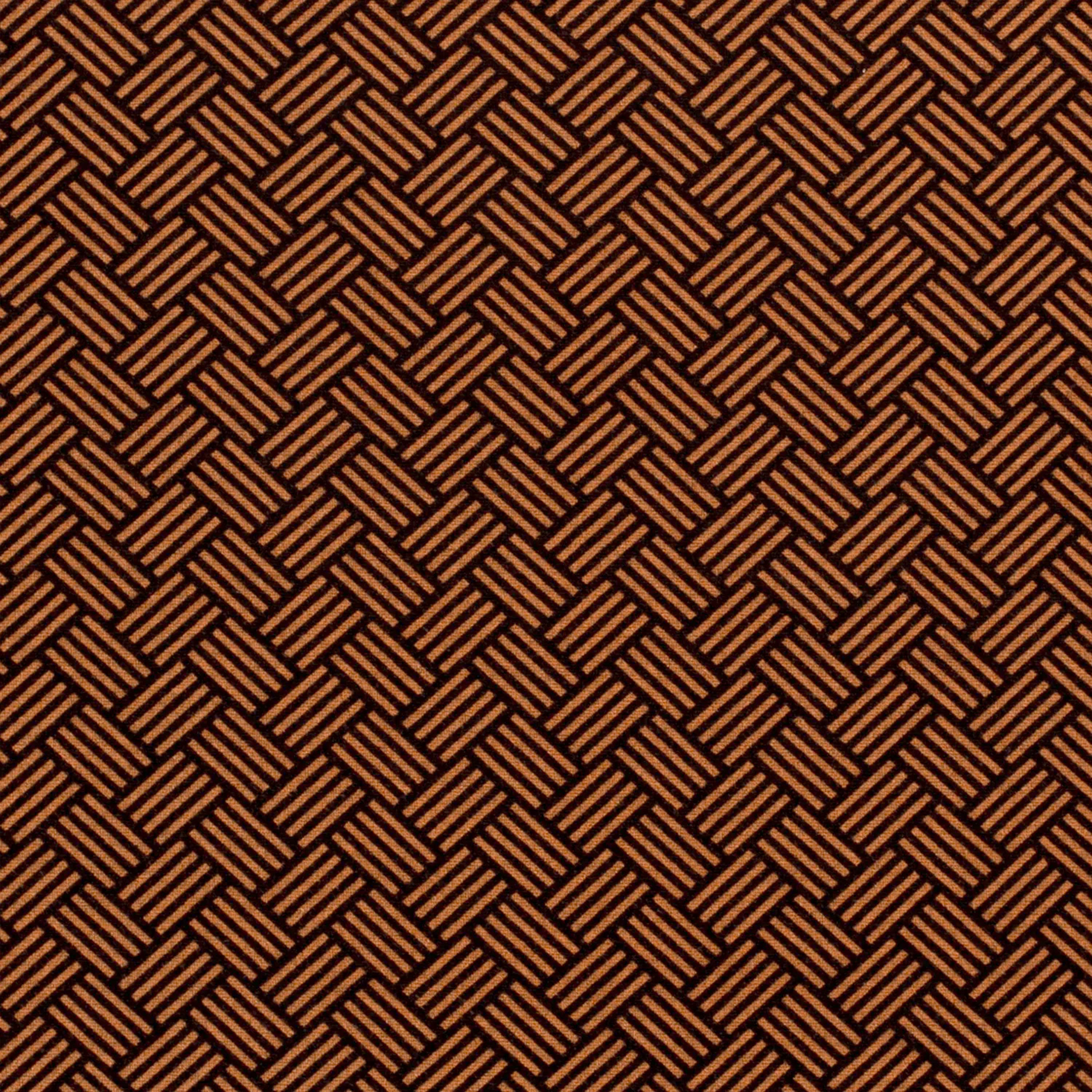 Punto Milano Gemischte Viskose Geometrie Orange und Schwarz