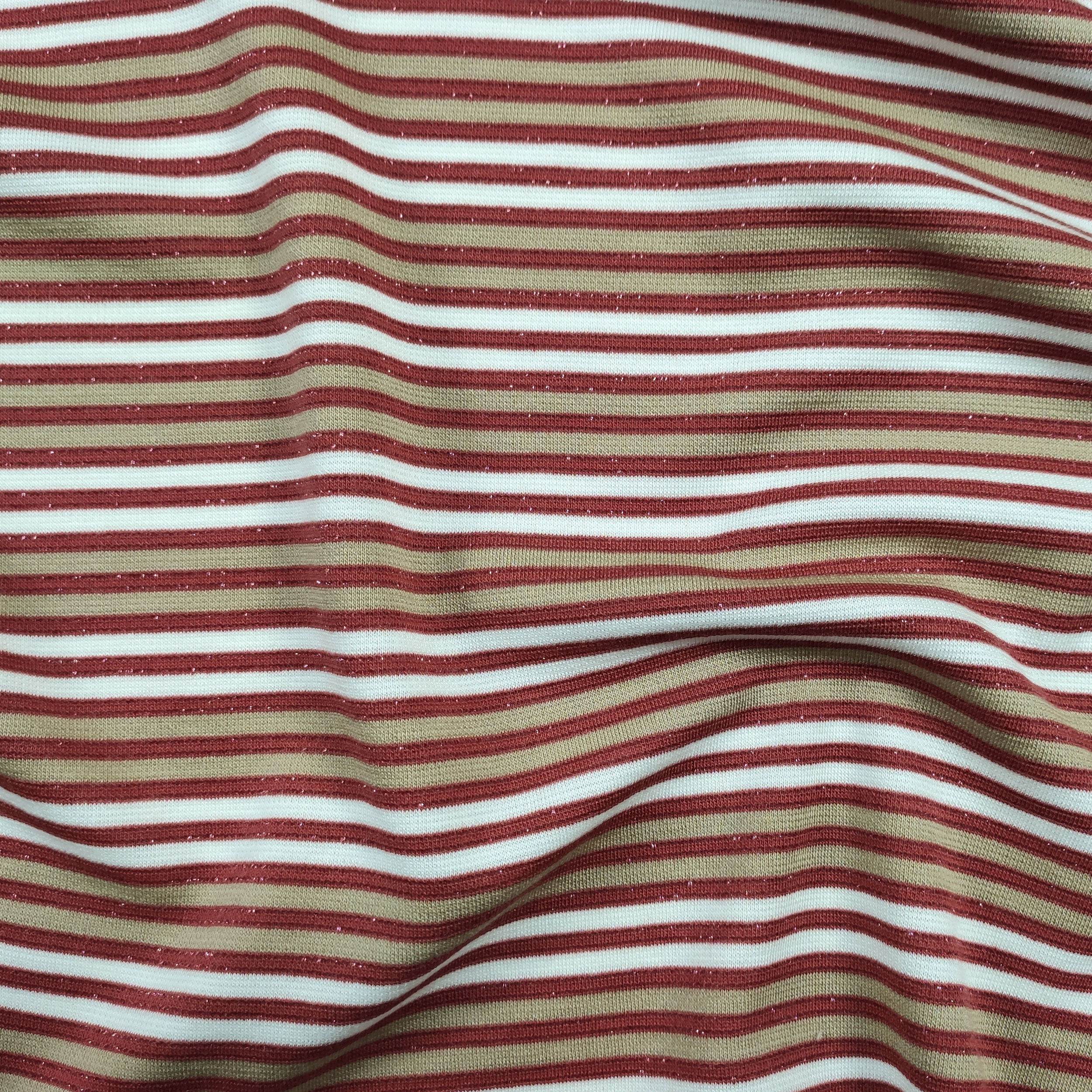 Coloured Lurex Striped Jersey
