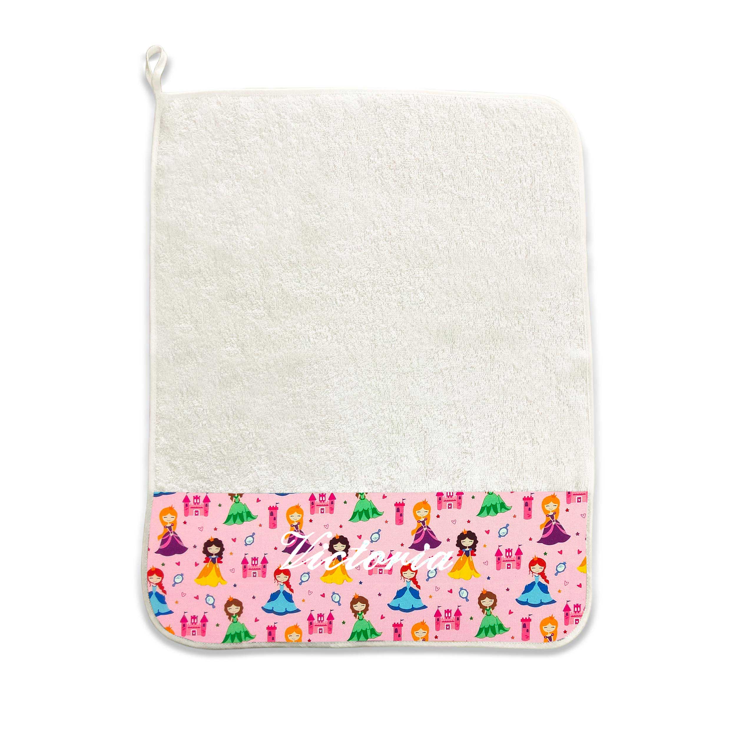 Pink Background Princesses Towel Image