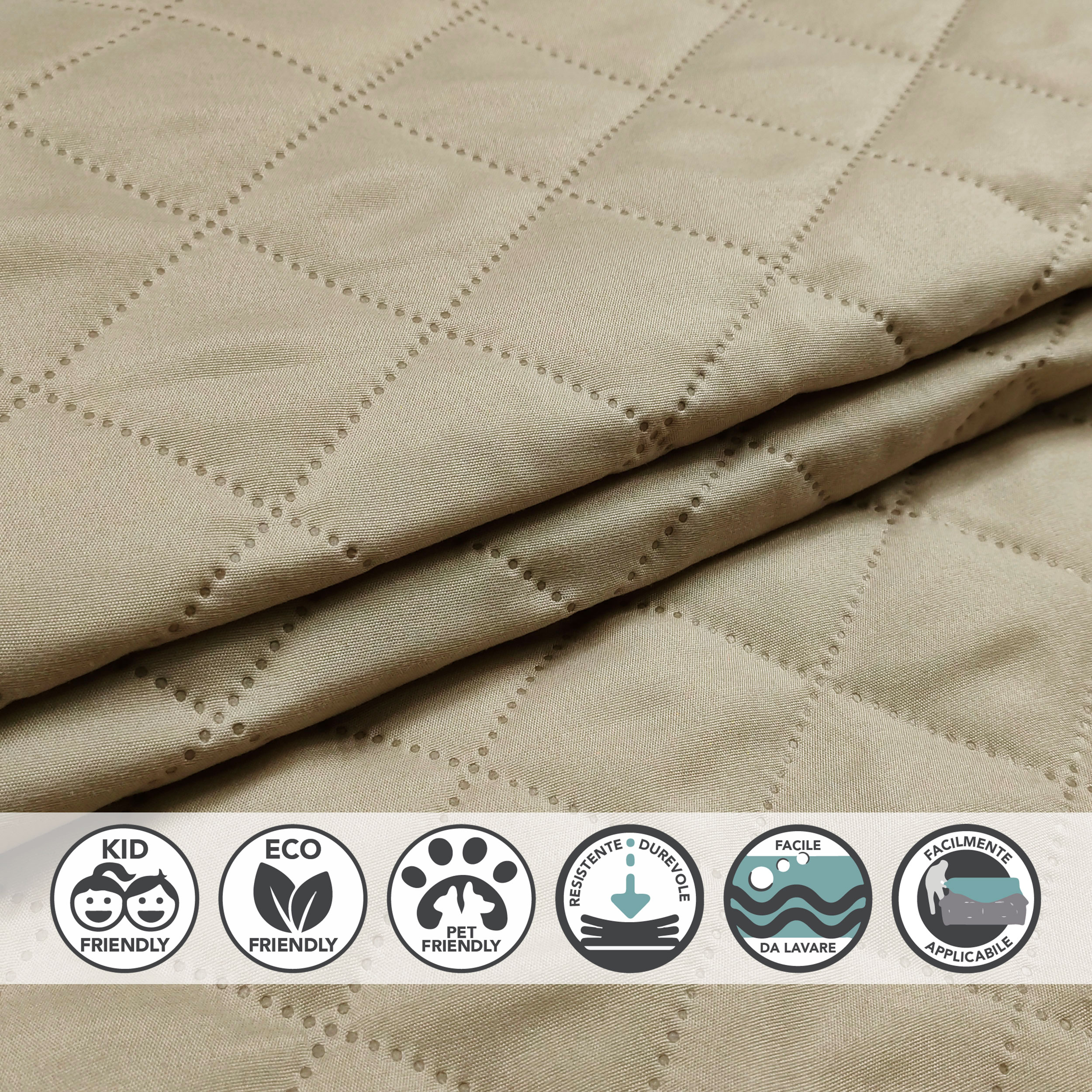 Double Sided Quilted Sofa Cover 2