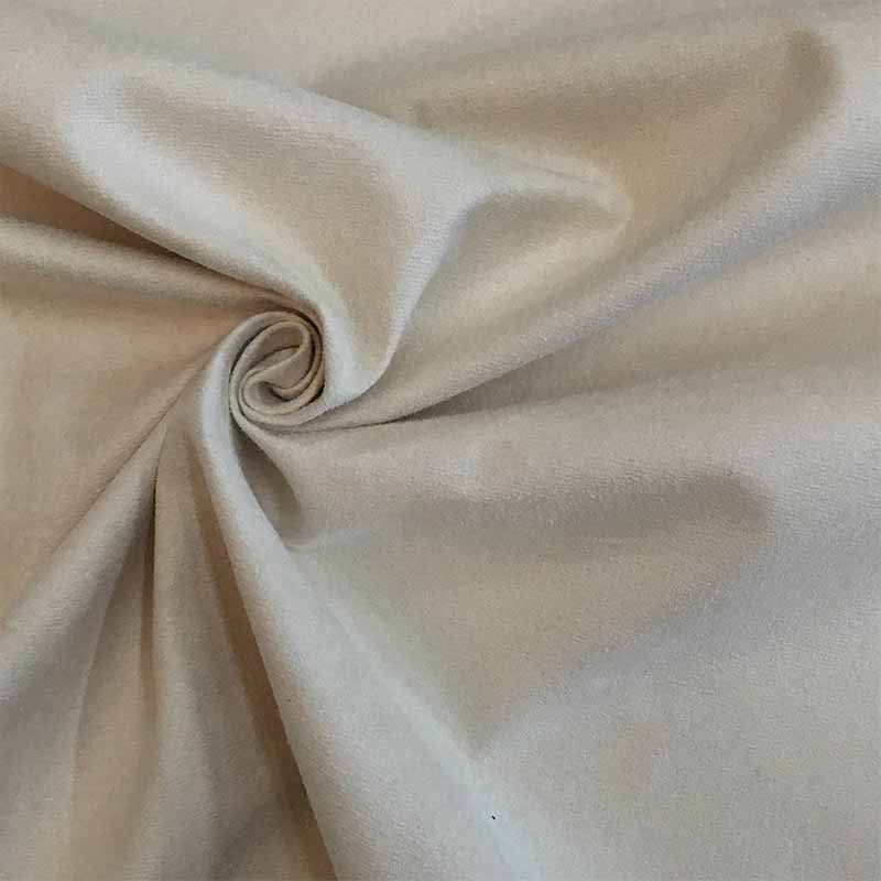 Découpe Tissu Nubuck Effet Daim Sable 150x140 cm Image