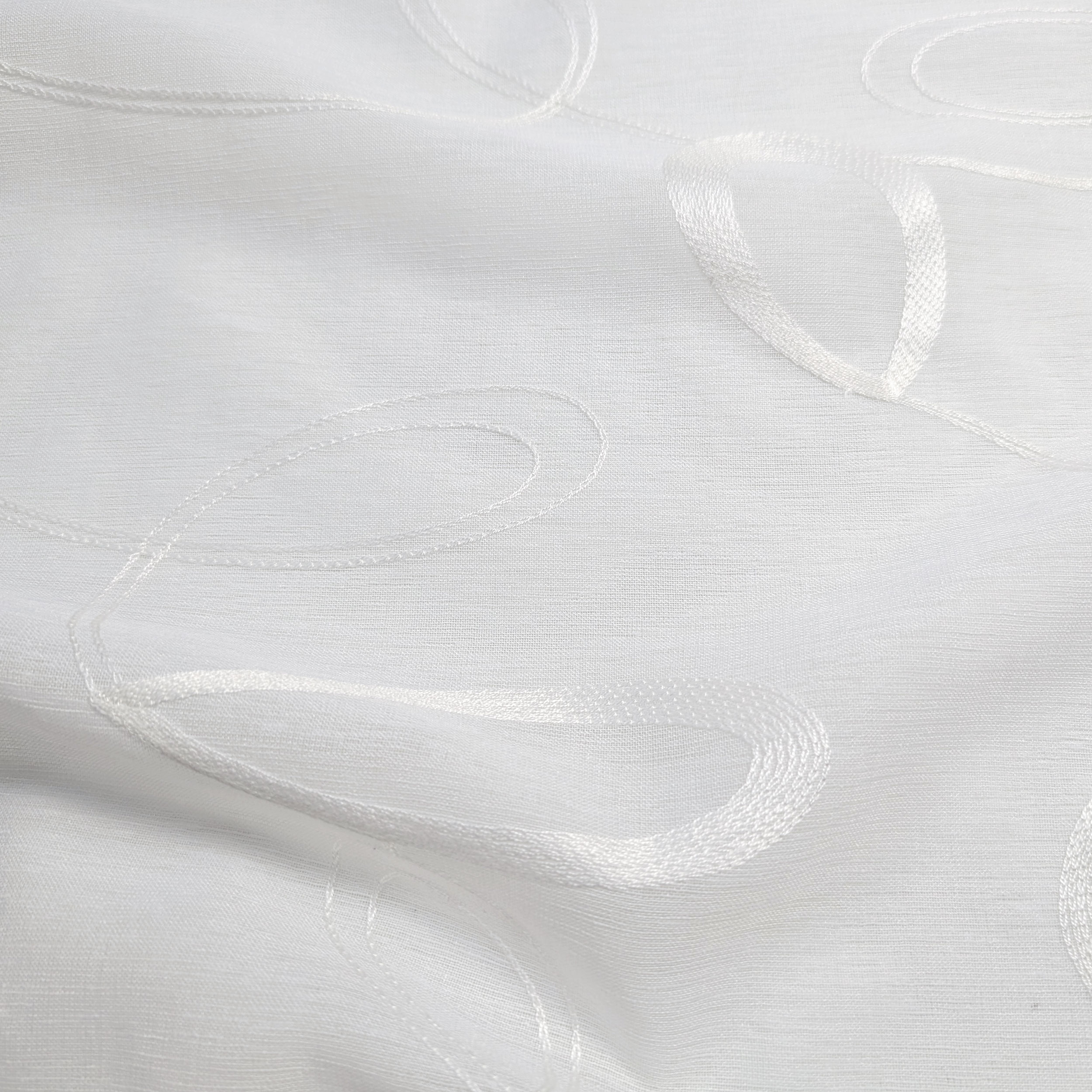 Fabric Curtain Ada White Image