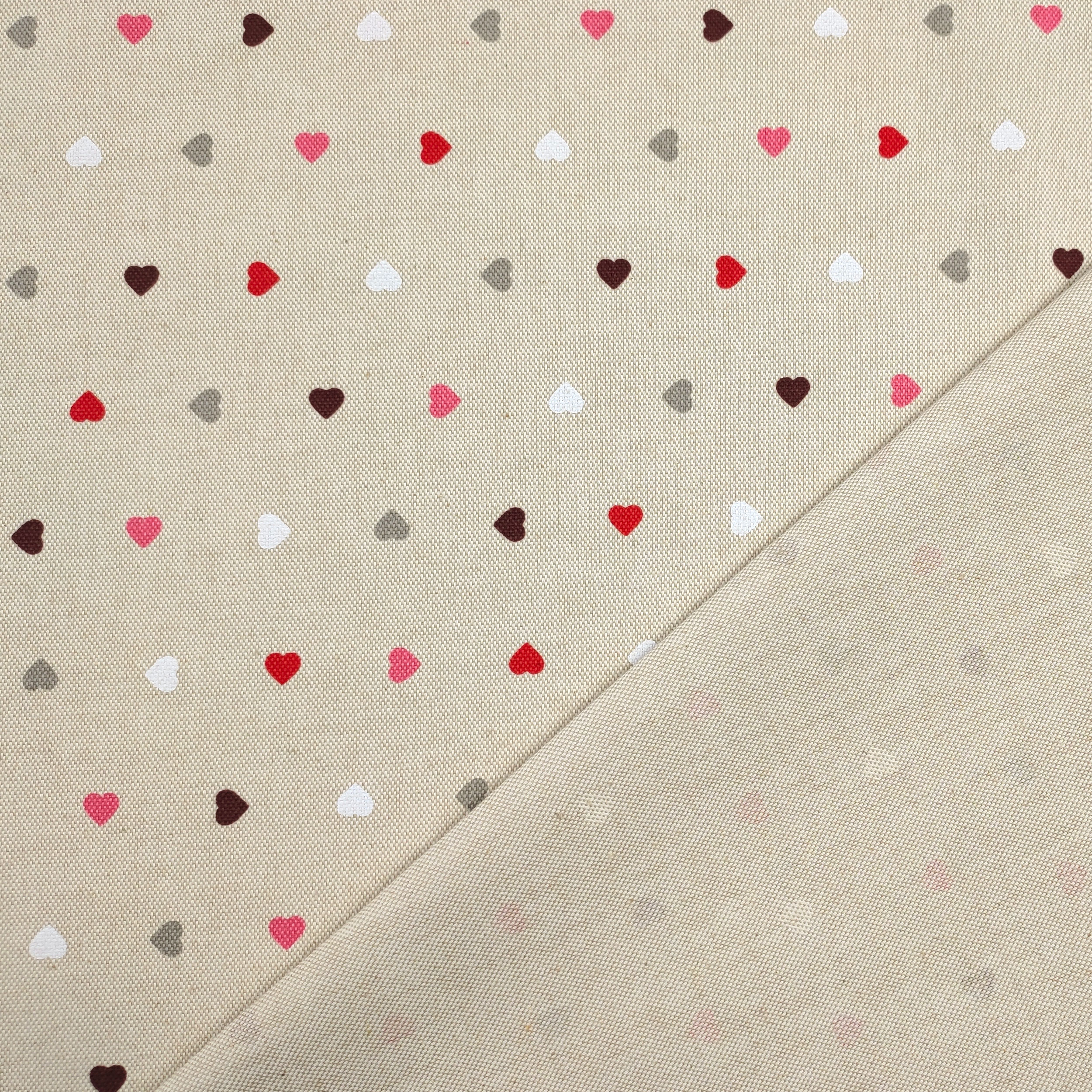 Panama Cuoricini Red and Pink Tones