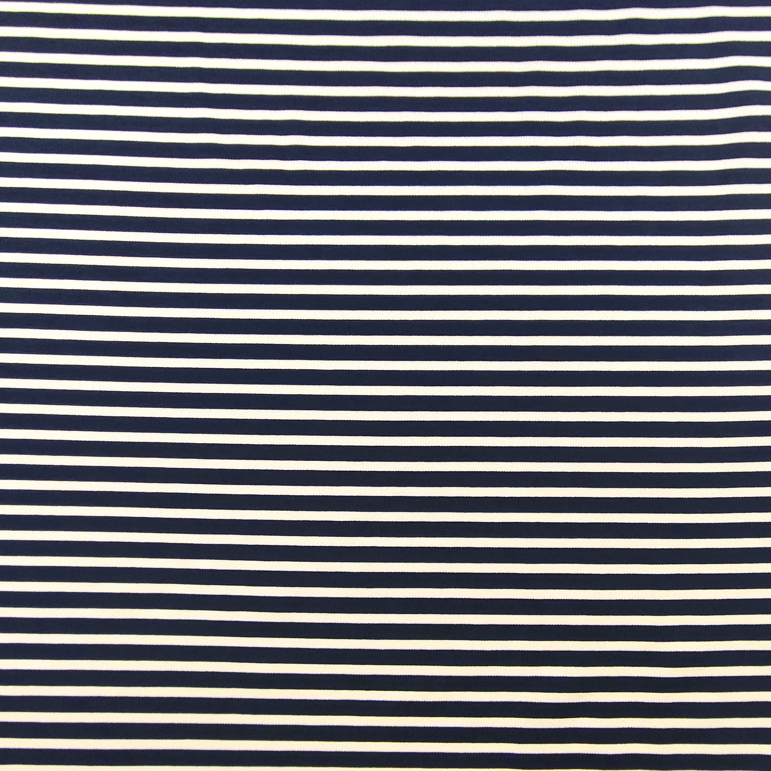 Bi-elastischer Milano-Stich Blaue Streifen