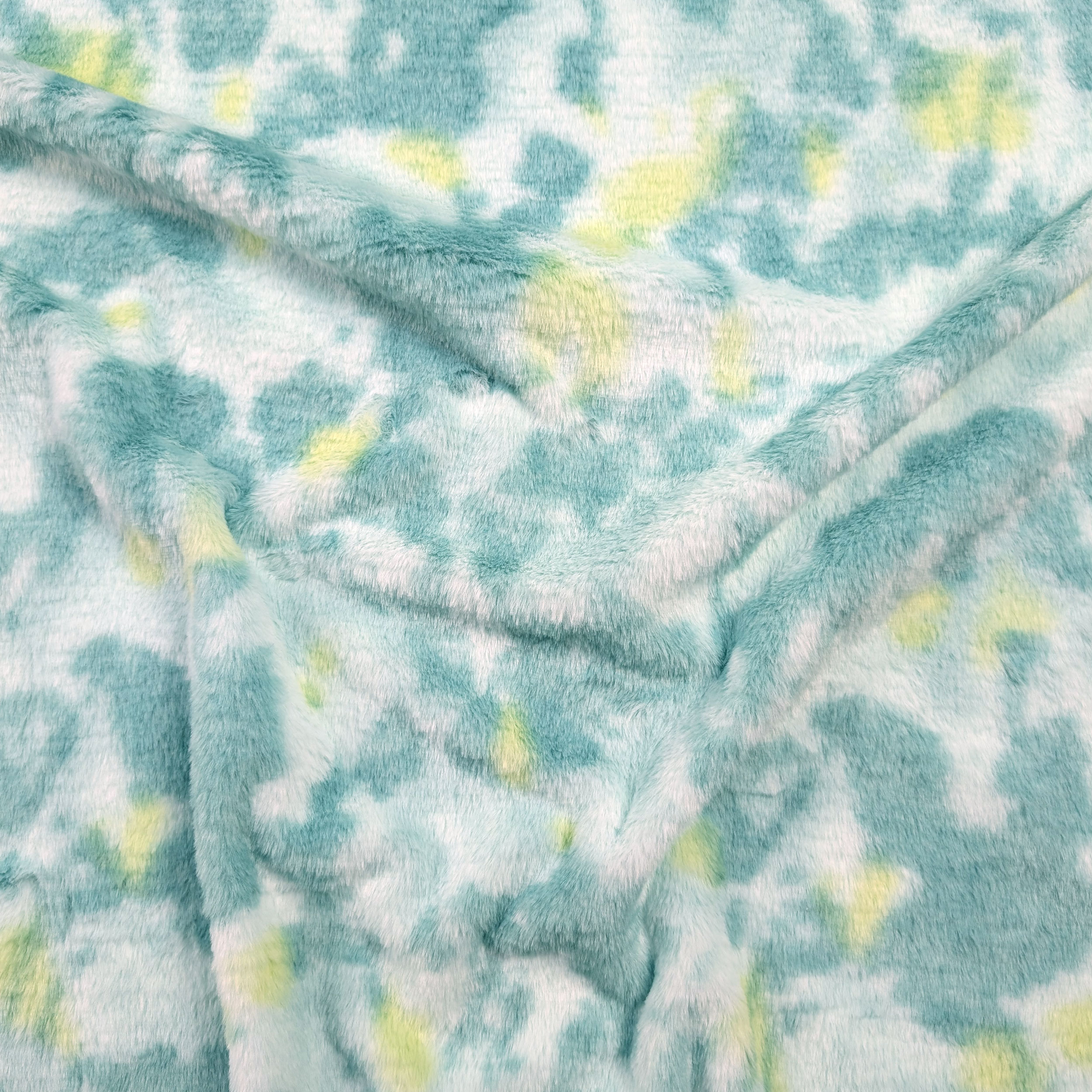 Abstract Aqua Green Fur Image