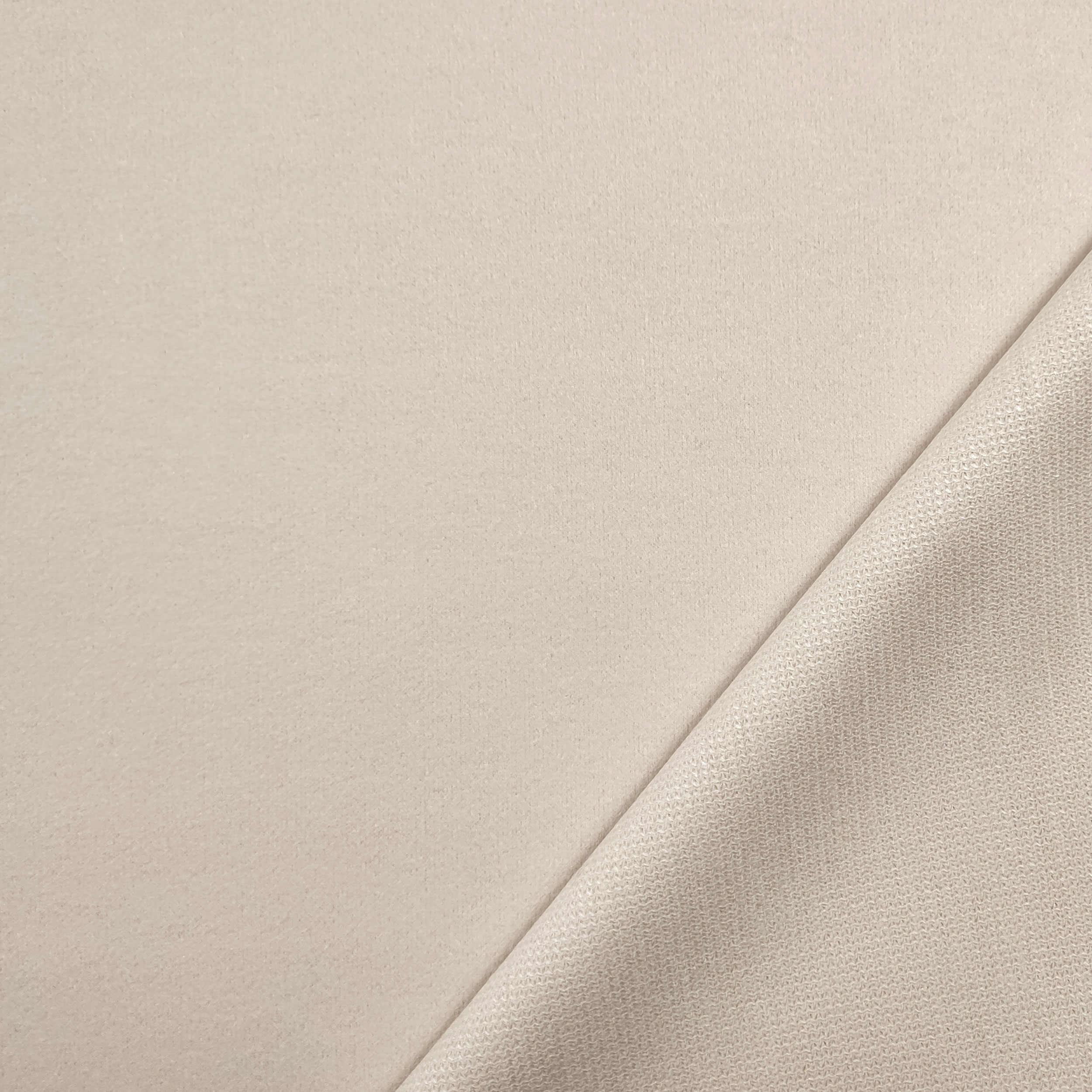 Manteau d'hiver en laine mélangée crème Image