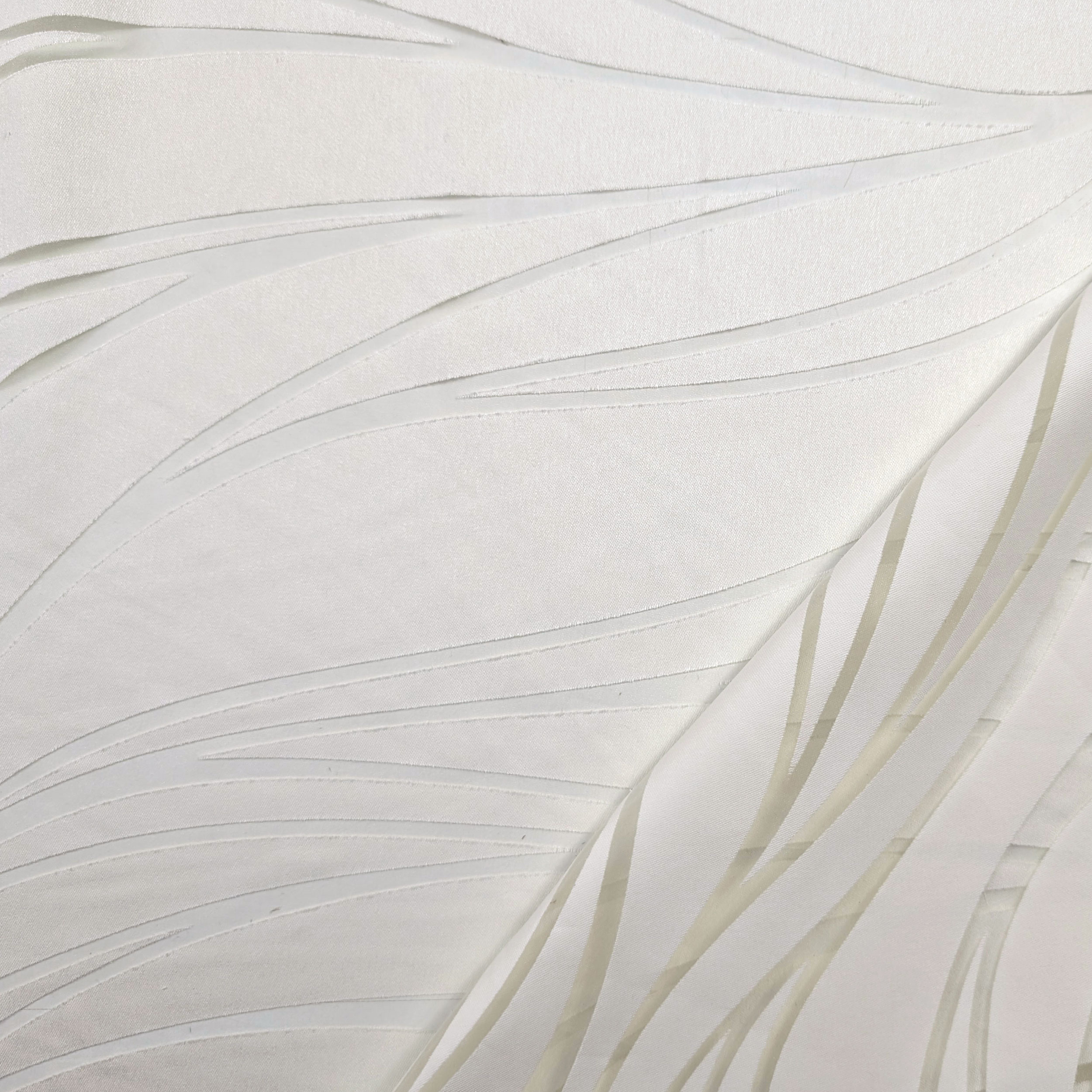 Devorè Curtain Fabric Soft Waves Cream Image